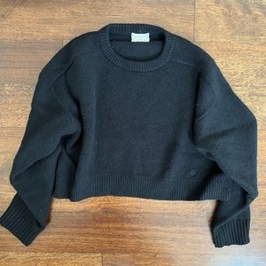 Loulou Studio Wool Crop Knit Sweater Medium